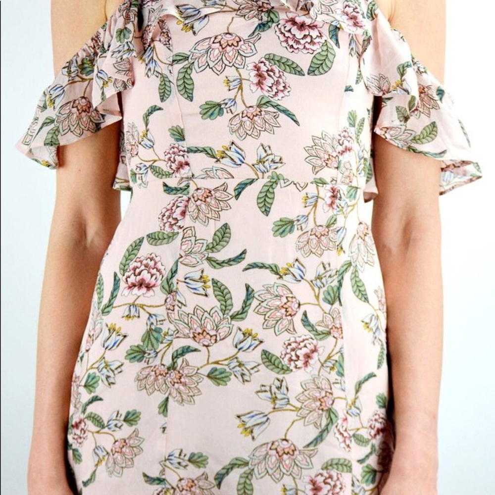 NWT For Love & Lemons Aurora coldshoulder dress XS